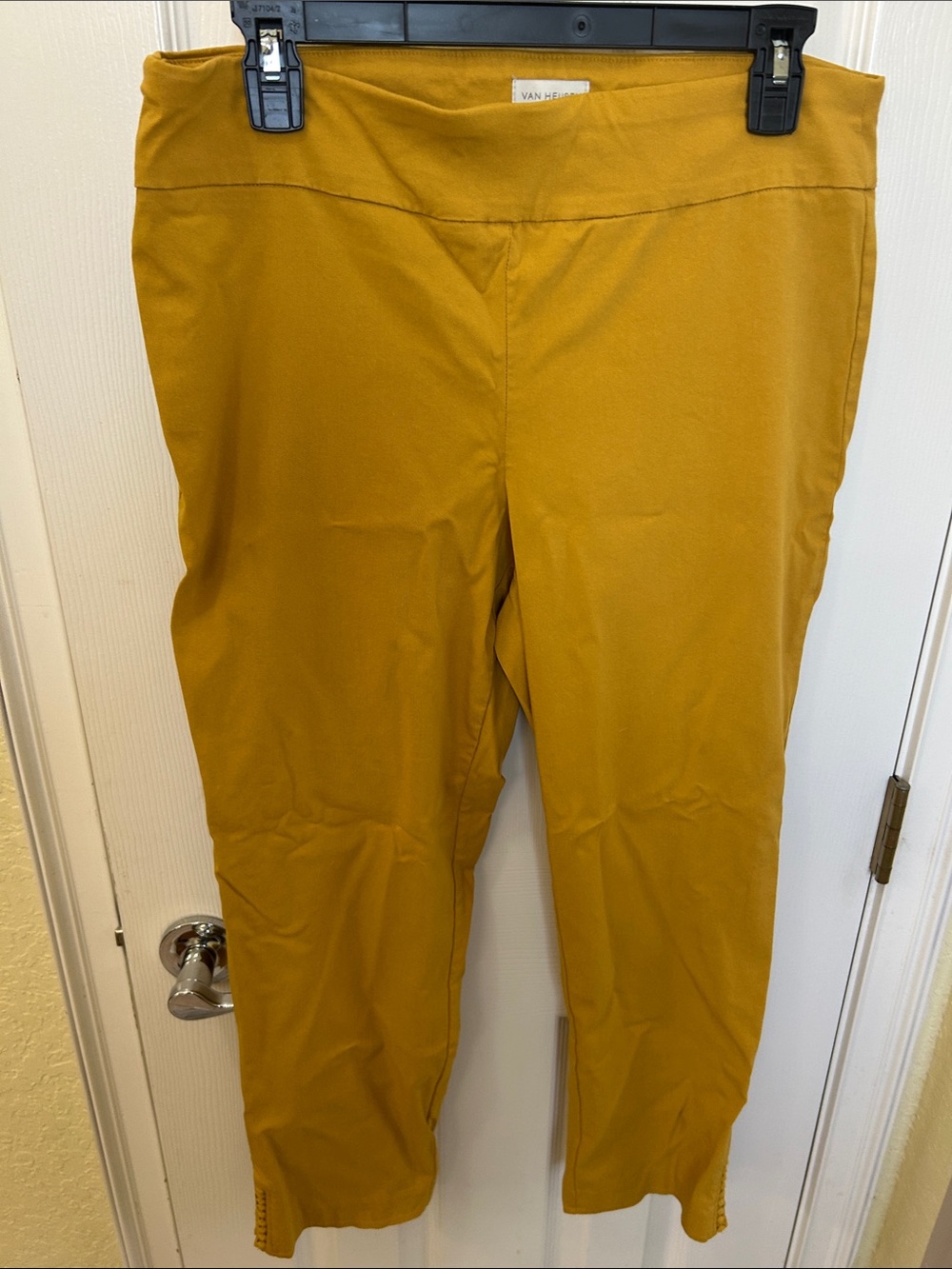 Van Heusen Mustard Slim Ankle Pants
